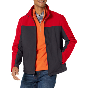 Veste softshell pour homme, dernier design, logo et tissu personnalisés, vêtements d'hiver, veste softshell pour homme, fermeture éclair, vêtements décontractés, service OEM - Product Image 1