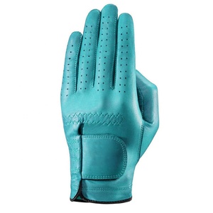 POWER HINT Genuine Leather Full Finger Custom Colors Golf Gloves <b>Hook</b> Loop Non-slip Stretch Durable Professional Sports Hand - Product Image 2