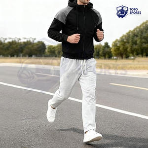 New Arrival Comfortable Slim Fit Lightweight Fabric Breathable High Quality Reasonable Price Casual Wear <b>Men</b> Full Zip <b>Hoodie</b> - Product Image 3