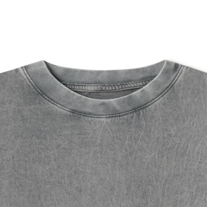 เสื้อยืดโอเวอร์ไซส์ผู้ชายผ้าฝ้าย 100% พิมพ์ลายตามสั่ง สตรีทแวร์ 230 GSM แห้งเร็ว ระบายอากาศดี ไม่เป็นขุย สำหรับใส่ลำลอง - Product Image 4