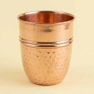 Pure Copper Tumbler for Healthy Hydration Handcrafted Ayurvedic Drinking Glass For Natural Detox & Immune Support Traditional - Product Image 2