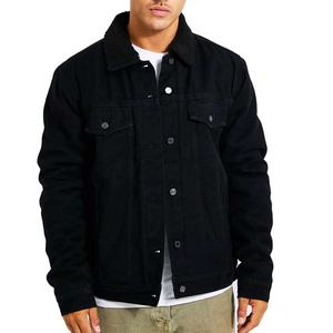 Chaqueta de Mezclilla para Hombre, Diseño OEM, Corte Regular, Estilo Urbano, con Parches Personalizados, Bordados e Impresos, Chaqueta de Mezclilla Vintage 2026 - Product Image 3