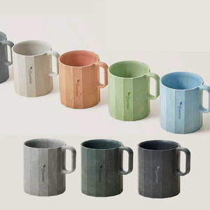 Mug écologique en biomasse et poudre de bois 400 ml, compatible micro-ondes et lave-vaisselle, léger, avec logo personnalisé, tasse en plastique 13 oz, Corée - Product Image 2