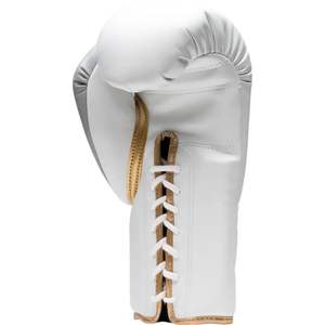 Guantes de Boxeo Blancos Personalizables de Marca Propia, 100% Cuero, Profesionales, para Sanda, Unisex, de Alta Calidad - Product Image 3