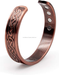 Brazalete Magnético de Cobre Puro con Nudo Celta, Brazalete Vintage para Alivio del Dolor de Artritis, Terapia para Hombres y Mujeres, Venta al Por Mayor - Product Image 5