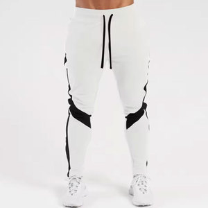 Mens Winter Sportswear Casual Embroidered Fleece Lining Joggers 100% Cotton Canvas Waterproof Breathable Drawstring Closure - Product Image 4