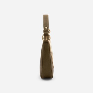Sac à bandoulière rétro en cuir bio, sac hobo tendance et écologique avec chaîne et fermeture éclair, petit sac à main pour les voyages quotidiens - Product Image 3