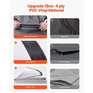 Kit Completo Tenda Retrattile per Camper 20 Piedi, Telaio in Lega di Alluminio Motorizzato, Tenda Esterna per Rimorchio, Adatta alla Maggior Parte dei Camper, Accessori Esterni - Product Image 4