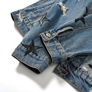 Chaquetas Vaqueras de Mezclilla 100% Algodón para Hombre, Diseño Personalizado, Estilo Vintage, de Buena Calidad, Precio al por Mayor para Pakistán - Product Image 5