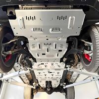 Protection de carter moteur tout-terrain 4x4 pour Mercedes G550 G63 Essence 2019-2024, plaque de protection de châssis en alliage Al-Mg 8mm