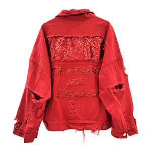 Veste en jean premium pour femme, style Y2K, chic, oversize, courte, vintage, légère, respirante, avec ceinture et boutons, tendance - Product Image 4