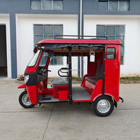 Nouveau modèle 2026 en promotion : Tricycle Tuk Tuk Bajaj Taxi à moteur 200 CC refroidi par eau, 6 places, pour le transport de adultes