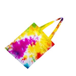 Custom Logo And Printed Recyclable Tie DyeOrganic Plain Cotton Canvas Grocery Shopping Tote <b>Bags</b> Daily Use - Product Image 2