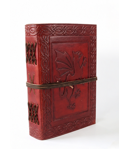 Journal en cuir fait main avec motif de dragon en relief – Carnet de notes antique celtique pour hommes et femmes, carnet d'écriture vintage - Product Image 4