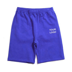 Pantalones cortos de chándal para hombre con logotipo personalizado 100% algodón French Terry Unisex Gym Athletic Shorts Outdoor Casual Hip Hop Tamaño XS Tela de malla - Product Image 3