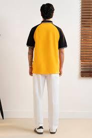 เสื้อโปโลแร็กแลนผู้ชายแบบสั่งทำพิเศษ – เสื้อโปโลแขนตัดต่อผ้าฝ้ายปิเก้ 180 GSM คุณภาพพรีเมียม – สตรีทแวร์ - Product Image 4
