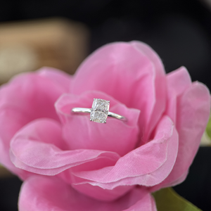 <b>Cushion</b> Cut Diamond Ring 1.10ct D VVS2 IGI Certified 14K White Gold Engagement Wedding Jewelry - Product Image 4