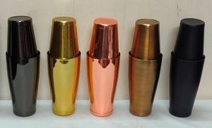 Stainless Steel Boston Shaker Set of 2 Pcs with 28 oz & 18 oz Capacity Luxury <b>Bar</b> <b>Tools</b> - Product Image 5