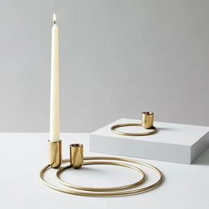 Nordic Modern Gold Metal Luxury Wedding Decorative Incense Burner Home Candle <b>Holder</b> Made in India - Product Image 5