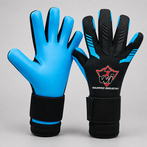Guantes de Portero de Fútbol de Cuero Profesionales Personalizados al por Mayor, Transpirables, Antideslizantes, de Dedo Completo, Ligeros, Impermeables y Resistentes - Product Image 2