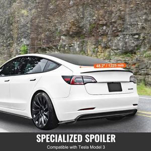 Spoiler GT da 48,2 Pollici per Tesla Model 3, Materiale ABS Verniciato ad Alta Resistenza, Spoiler Posteriore a Coda d'Anatra - Product Image 2
