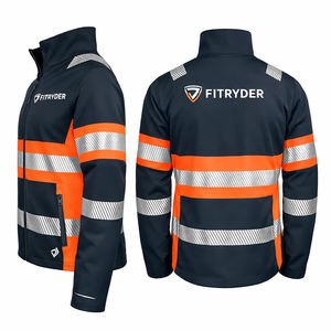 Chaqueta de Seguridad Reflectante Personalizada de Alta Visibilidad para Trabajadores, con Bolsillos para Herramientas con Cremallera de Alta Calidad, Resistente al Agua y Antiarrugas - Product Image 4