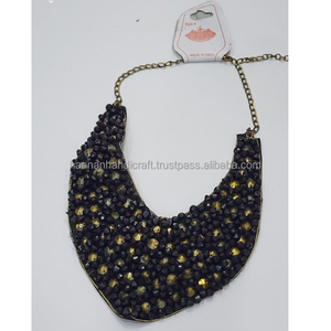 Collar de Cuentas Triangulares de Resina Hechas a Mano, Joyería Geométrica Colorida y Moderna para Mujer, Elegante Colgante de Regalo - Product Image 2