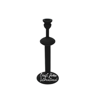 Bougeoir scandinave minimaliste moderne en aluminium fait main, étanche, style nordique, pour une ambiance paisible