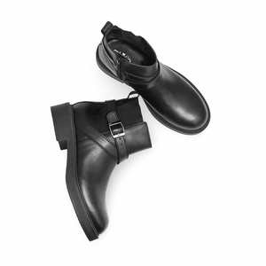 WN9020 Over-the-Knee Negro Zapatos Largos - Product Image 1