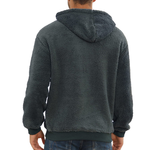 Sweat-shirts à capuche unisexe de qualité supérieure, amples, respirants, chauds pour l'hiver, basiques, avec logo personnalisé - Product Image 2