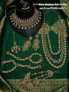 Elegante Conjunto de Joyería Étnica de Alta Calidad Chapado en Oro para Novia, Compromiso, Boda, Fiesta, Collar Gargantilla con Circonitas y Baño de Rodio - Product Image 2