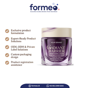 Crème visage anti-taches à prix réduit, marque privée, 50 ml, Niacinamide, Arbutine, Acide Kojique, SPF15, crème éclaircissante pour tous types de peaux, usage diurne - Product Image 2