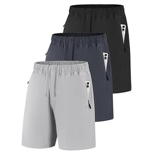 Wholesale Men Cotton Shorts <b>Elastic</b> Waist Plain Casual Summer Lounge Shorts Custom Logo OEM Supplier - Product Image 1