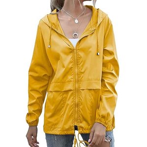 Green Hooded Puffer <b>Jacket</b> Women <b>Plus</b> <b>Size</b> Waterproof Zipper Closure Casual Outerwear Autumn Windbreaker Coat - Product Image 5