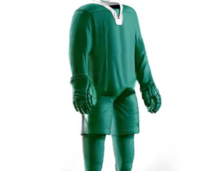 Professional Custom High Quality Breathable Printed Ice Hockey Uniforms Short Sleeves 100% Polyester Mesh Fabric New Fashion - Product Image 3