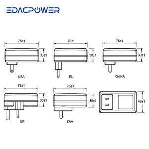 EDAC POWER EA1024KY 30W 1.66A Wall Mount Power <b>Adapter</b> AC/DC 18~24V <b>Plug</b>-In Connection for ITE Use - Product Image 2