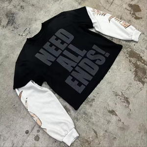 Camisetas de Hombre de Primera Calidad con Lavado Ácido, Servicio OEM de la Mejor Calidad, Impresión de Logotipo Personalizado, Ropa Urbana - Product Image 6