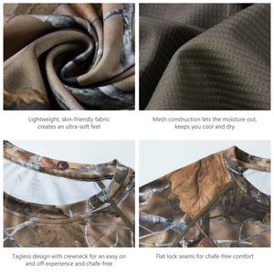 Vêtements de chasse à manches longues, dernier design, col rond, performance, 100% polyester, sublimation, style unique, chemises de pêche et de chasse - Product Image 2
