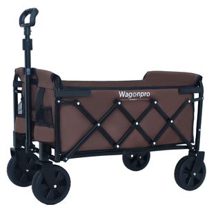 Carrello Multiuso a Doppio Strato, 100% Spazio Extra, per Campeggio, Spesa, Sport, Giardinaggio, Pesca e Attività all'Aperto - Product Image 4