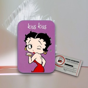 Tuiles magnétiques personnalisables en acrylique pour extensions de cils, motifs Love Betty Boop Kiss, fleur, papillon, cœur, écologiques, privées - Product Image 2