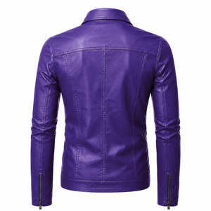 Chaqueta de cuero para hombre, fabricada por profesionales, totalmente personalizada, antiarrugas, impermeable, para adultos. - Product Image 2