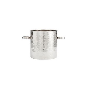 Seau à glace en métal champagne avec poignées élégantes pour une présentation raffinée des boissons lors de mariages, hôtels, restaurants et fêtes - Product Image 2