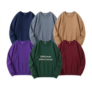 Sudadera de Entrenamiento y Running, de Algodón Transpirable, Corte Holgado, Manga Larga, Servicio OEM, Prendas Básicas de Moda, Gran Venta - Product Image 4