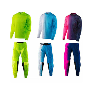 Conjunto de Jersey y Pantalones de Manga Larga con Estampado de Camuflaje, Sublimado, Poliéster y Nailon, Ropa de Motocross Transpirable para Hombre - Product Image 4