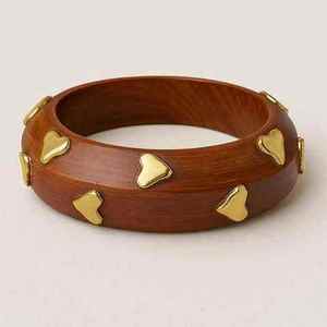 Geometric Pattern Wooden Bangle With Rustic Finished For Daily Wear Festival Wedding Trendy Fashion Jewelry Wooden Cuff <b>Bracelet</b> - Product Image 2