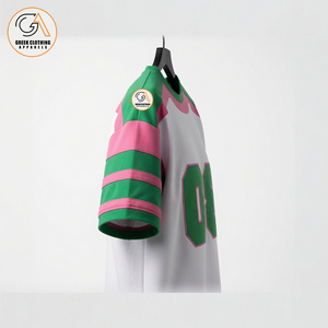 Camiseta de Manga Corta con Cuello Redondo Alpha Kapa Blanca y Verde para Mujer, Talla Grande, Bordada, 300g, 100% Algodón, Secado Rápido, Transpirable - Product Image 4