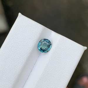 Saphir bleu vert naturel de Madagascar, taille ovale, qualité Eye Clean, pierre précieuse non montée pour bague de fiançailles et bijoux - Product Image 4