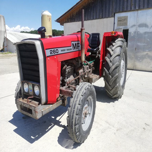 Tracteur Massey Ferguson MF260 d'occasion reconditionné, 80 CV, 100 % fonctionnel, boîte de vitesses agricole, moteur robuste, roulement de charge lourde - Product Image 2