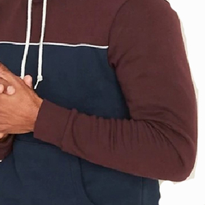 Sweat-shirt à capuche en polaire personnalisé pour homme, imprimé, pour l'hiver, prix de gros, avec technique de broderie numérique - Product Image 3