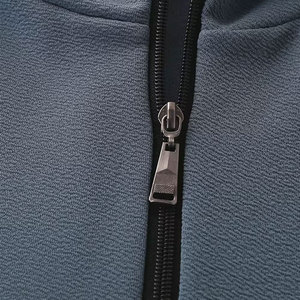 Sweat-shirts à capuche pour hommes coupe classique 100% coton sur mesure, pull décontracté avec fermeture éclair, hiver, uni, brodé, vente en gros - Product Image 4